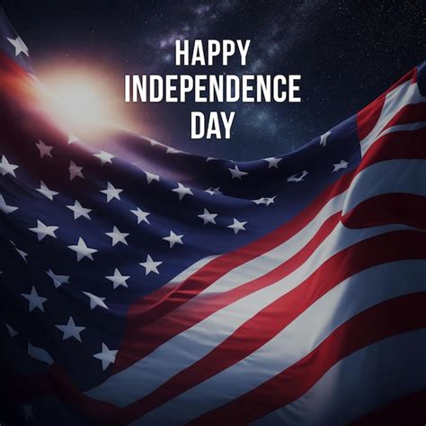 Premium PSD PSD USA Independence Day Poster Template