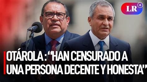 Ot Rola Sobre Vicente Romero El Congreso Ha Censurado A Una Persona