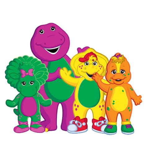 Barney The Dinosaur And Friends Poster Girl Painting By Paul Nathan