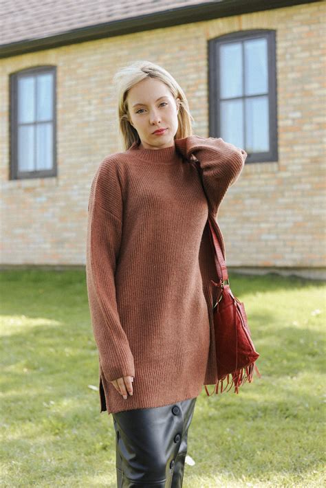 Katia Loose Rib Highneck Knit Cody And Sioux