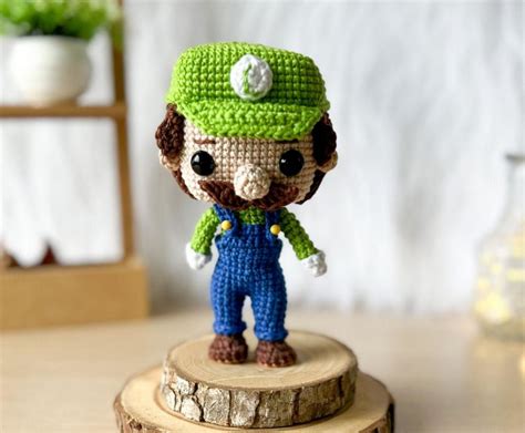 Receita Luigi Cole O Super Mario Funko Amigurumi Elo