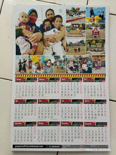 Jual Kalender Dinding 1 Lembar Tahun 2023 Di Lapak Papercraft Kurniatravel Bukalapak