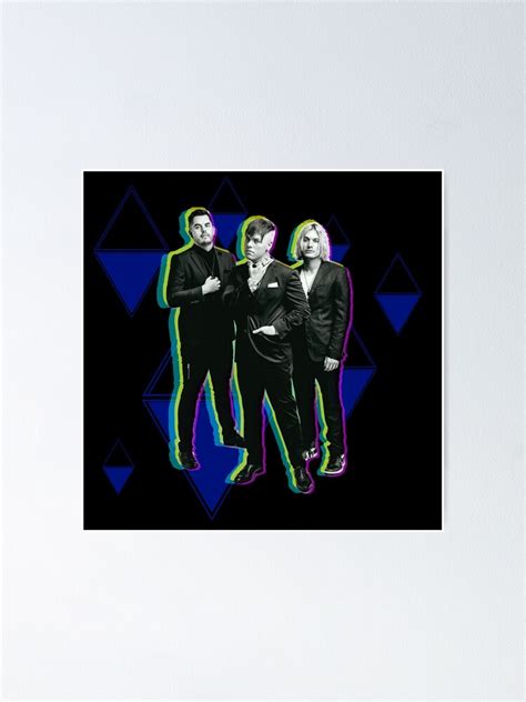 Set It Off Band Group Photo Duality Diamond Dark Blue Poster For Sale By Chloeneko Redbubble