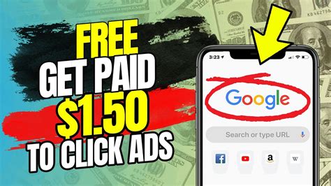 FREE Get Paid To Click On Ads 1 50 Per Click Make Money Online