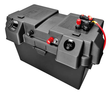 Trolling Motor Battery Box Power Center, 12V or 24V, With 60A Circuit ...