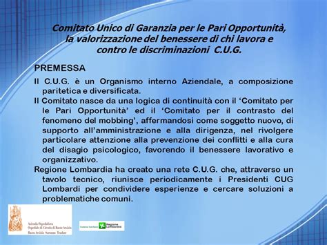 Comitato Unico di Garanzia per le Pari Opportunità la valorizzazione