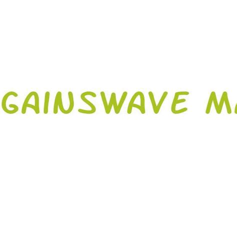 Gainswave Male Enhancement Functional Neurological Disorder Fnd