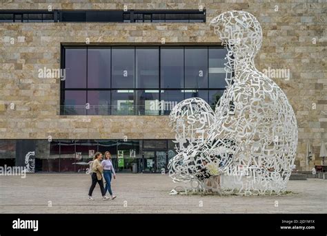 Sculpture Body of Knowledge, Goethe University, Westend Campus, Frankfurt am Main, Hesse ...