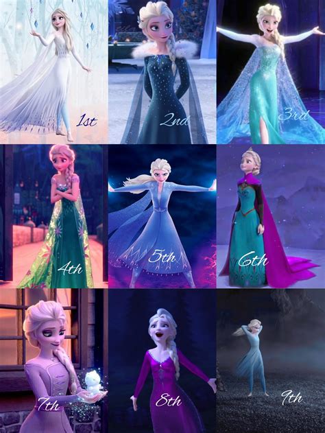 Here Is My Top 9 Elsa Dresses What Does Everyone Think Also Should I