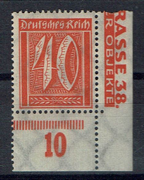 40 Pfennig 1921 Deutsches Reich Mi Nr 182 PUR Freimarken Ziffern