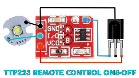 Remote Control On Off Switch Using TTP223