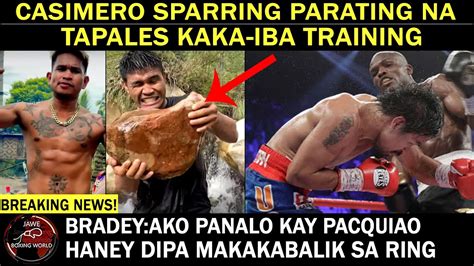 CASIMERO Sparring Partner Parating Na Tapales Kakaiba Training