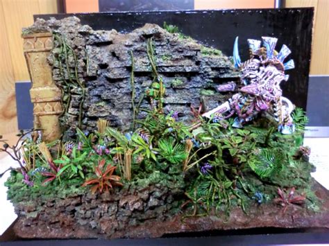 Diorama Golden Demon Jungle Tau Tyranids Wall Warhammer 40000