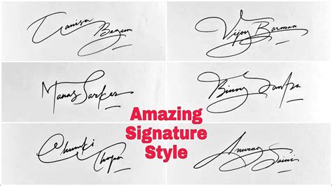 Amazing signature style | Signature tutorial | Anup calligraphy - YouTube