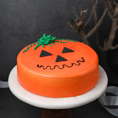 Buy Halloween Jack O Lantern Cake Round Jack O Lantern Cake