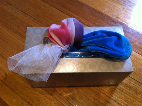 Using An Empty Tissue Box Add Safe Materials For Babies To Remove