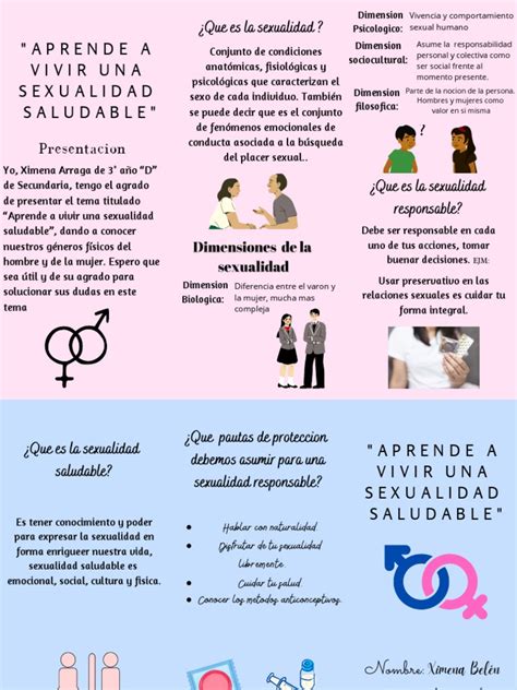 Tríptico Sobre La Sexualidad Pdf La Sexualidad Humana Sicología