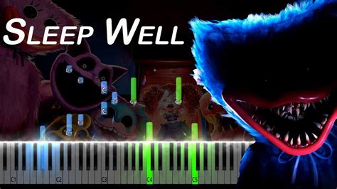 Sleep Well From Poppy Playtime Chapter By Cg Piano Tutorial