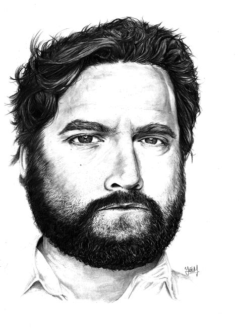 Portrait Zach Galifianakis Behance