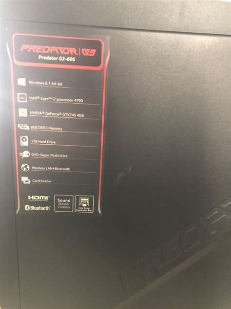 Acer predator gaming desktop, Computers & Tech, Parts & Accessories ...