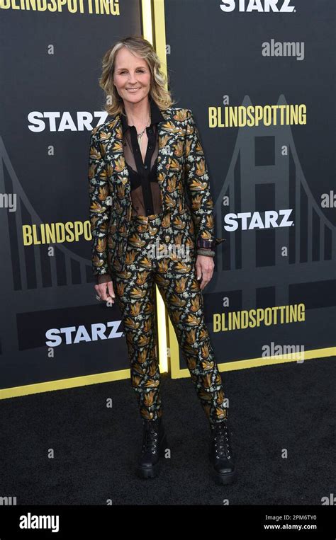 Helen Hunt arrives at the premiere of "Blindspotting" on Tuesday, April 11, 2023, at Neuehouse ...