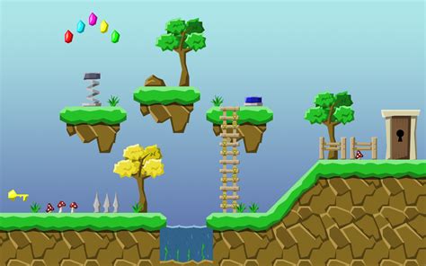 D Cartoon Platformer Assets Opengameart Org