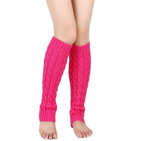 Guetre Femme 42cm Jambiere Femme Au Crochet Leg Warmers Vintage Pour