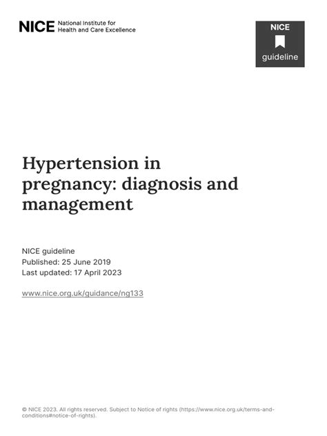 Hypertension In Pregnancy Diagnosis And Management Pdf 66141717671365 Pdf Hypertension