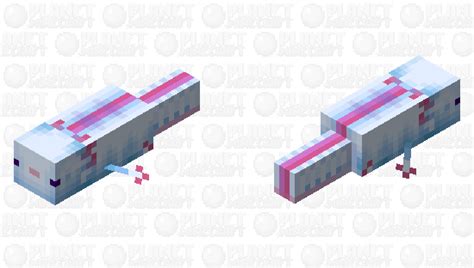 Giant Cyan Axolotl Minecraft Mob Skin