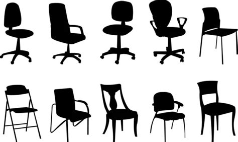 Computer Chairs Collection — Stock Vector © Violeta 2120168