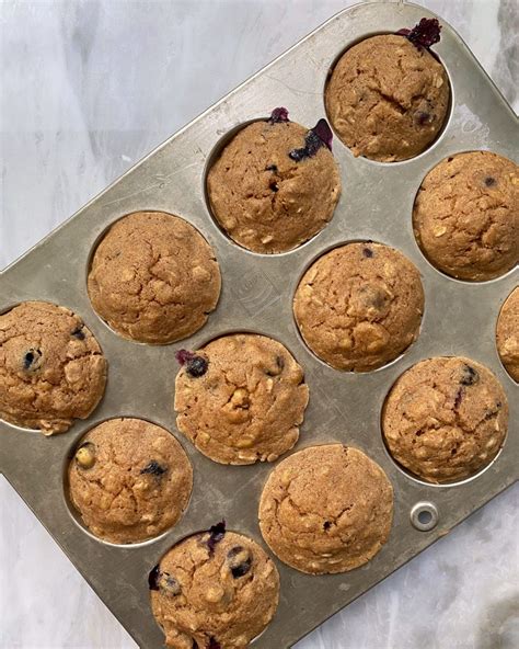 Banana Blueberry Oatmeal Muffins Sizzling Nutrition