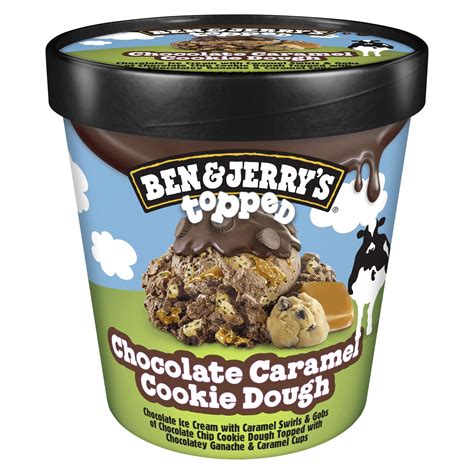 Ben And Jerrys Top Chocolate Caramel Cookie Dough Ice Cream 16 Oz Instafresh