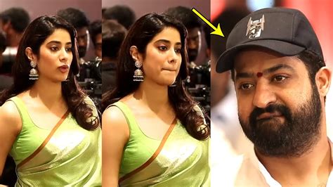 Jr Ntr Crazy Looks Towards Jhanvi Kapoor