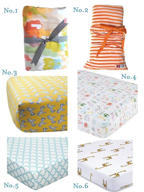 Stylish Crib Sheets - Showit Blog