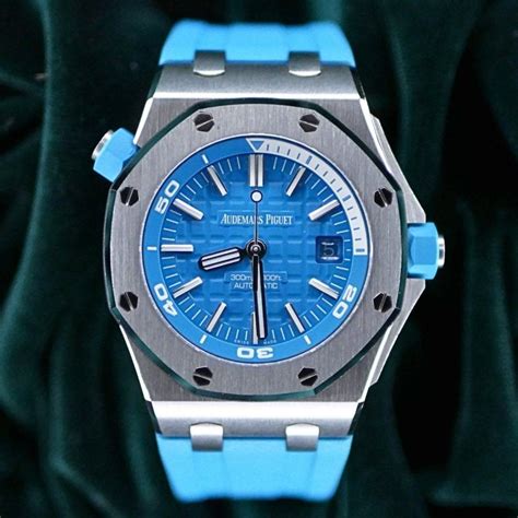 FSOT Audemars Piguet Royal Oak Offshore Diver Turquoise Funky Colors