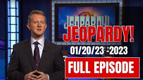 Jeopardy January Full Episode Youtube