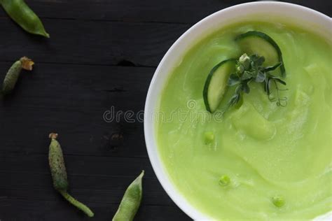 Green pea porridge stock photo. Image of nutrition, organic - 113892294