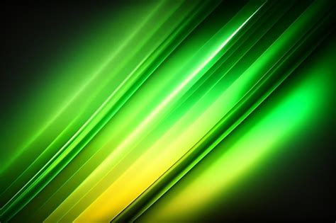 Premium Ai Image Green And Yellow Background With A Black Background