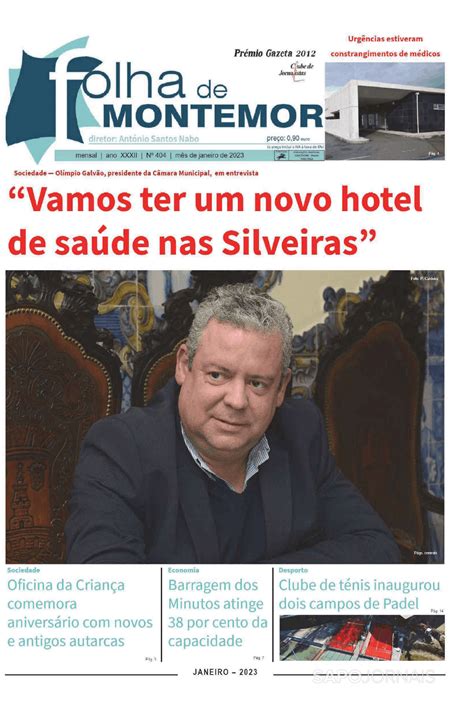 Folha De Montemor Jan Jornais E Revistas Sapo Pt Ltima