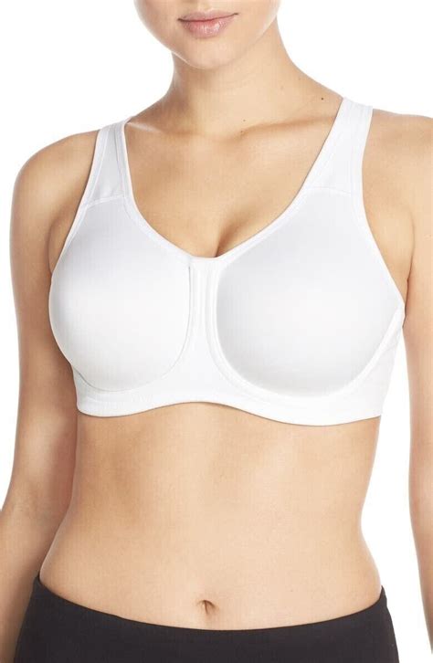 Wacoal Underwire Sports Women S Bra White Sz D Ebay