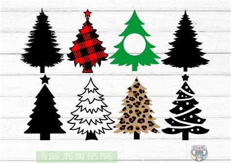 Christmas SVG Christmas Tree Svg Bundle Vinyl Decal Let It Etsy