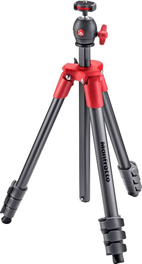 Manfrotto Compact Light Kolmijalka Harmaa Punainen Gigantti