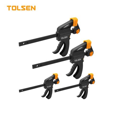 4PCS QUICK RATCHET BAR CLAMP SET TOLSEN TOOLS