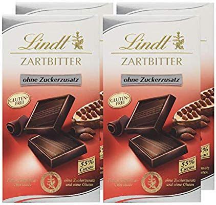 Lindt Zartbitter Schokolade Ohne Zuckerzusatz 55 Cacao Anteil