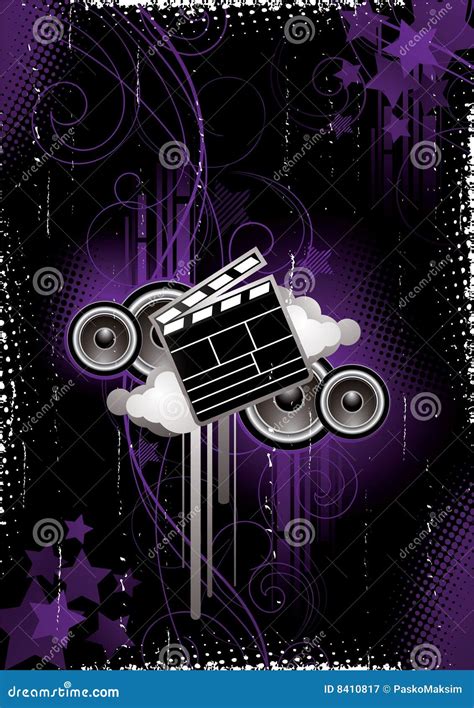 Entertainment Background Horizontal Cartoon Vector | CartoonDealer.com ...