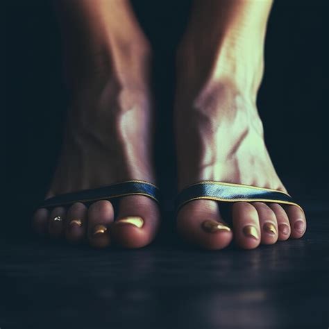 Premium Ai Image Barefoot Girl In Relaxing Day