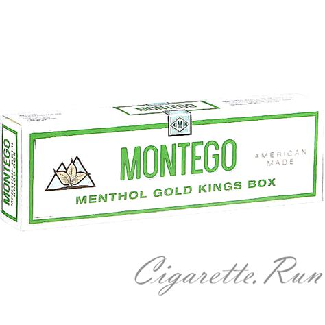 Montego Menthol Gold Kings Box Cigarettes Cigarette Run