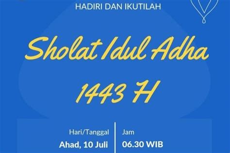 Daftar Lengkap Lokasi Dan Imam Khatib Shalat Idul Adha Di Kapanewon