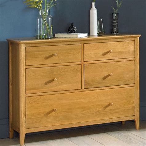 Courbet Wooden Chest Of Drawers In Light Solid Oak Furniture In Fashion