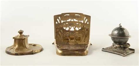 3 Brass Desk Accessories